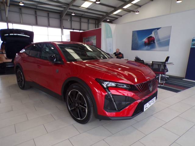 Peugeot 408 1.6 Plug-in Hybrid 225 GT 5dr e-EAT8 Hatchback Petrol / Electric Hybrid Red