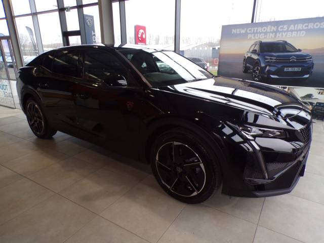 Peugeot 408 1.6 Plug-in Hybrid 225 GT 5dr e-EAT8 Hatchback Petrol / Electric Hybrid Black