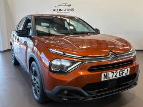 CITROEN C4 2022 (72) at Allingtons Motor Group Ashington