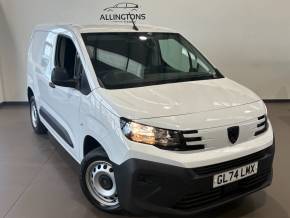 PEUGEOT PARTNER at Allingtons Motor Group Ashington