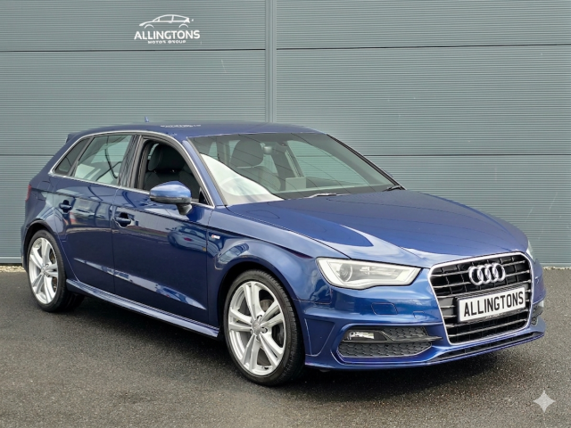 Audi A3 1.6 TDI 110 S Line 5dr [Nav] Hatchback Diesel Blue