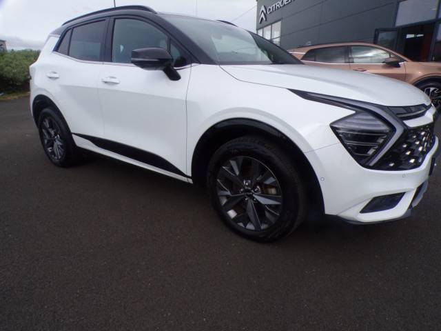 Kia Sportage 1.6T GDi HEV GT-Line S 5dr Auto Estate Petrol / Electric Hybrid White