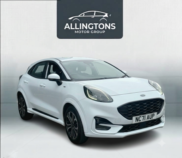 Ford Puma 1.0 EcoBoost Hybrid mHEV ST-Line 5dr Hatchback Petrol White