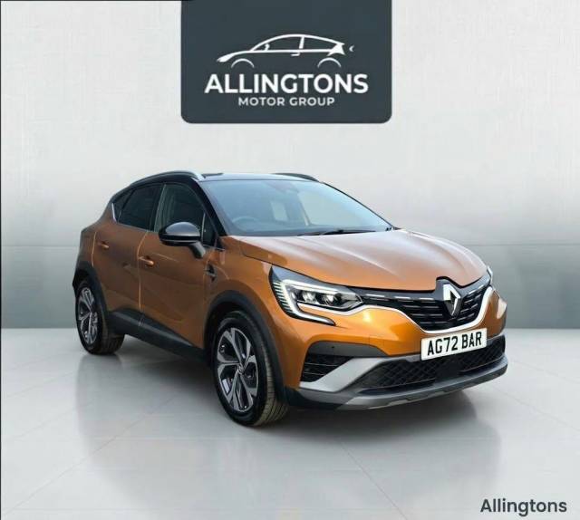 Renault Captur 1.6 E-TECH Hybrid 145 R.S. Line 5dr Auto Hatchback Petrol / Electric Hybrid Orange/black