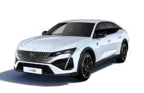 PEUGEOT E 408 ELECTRIC FASTBACK at Allingtons Motor Group Ashington