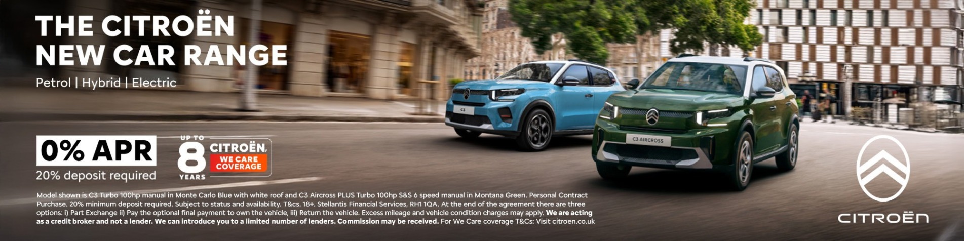 New Citroen Car Range