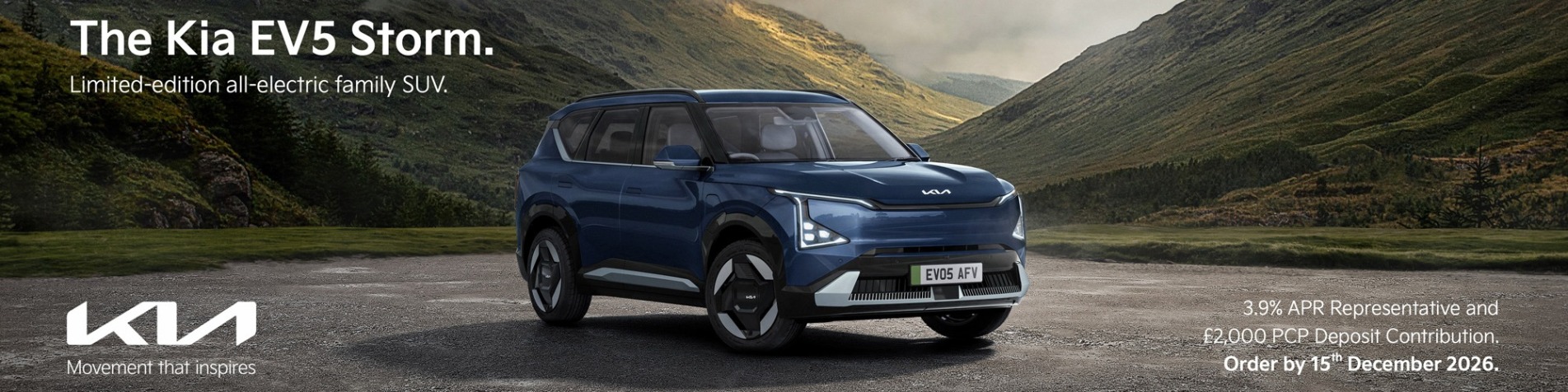 EV5 Storm Q4 motability banner