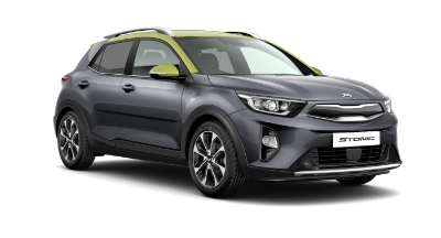 Kia Stonic - Available In Graphite With Lime Green Roof